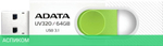 USB Flash-накопитель A-Data AUV320-64G-RWHGN 64GB белый/зеленый