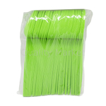 Ложка  (зелёная) 170 мм  кукурузный крахмал 50шт/уп