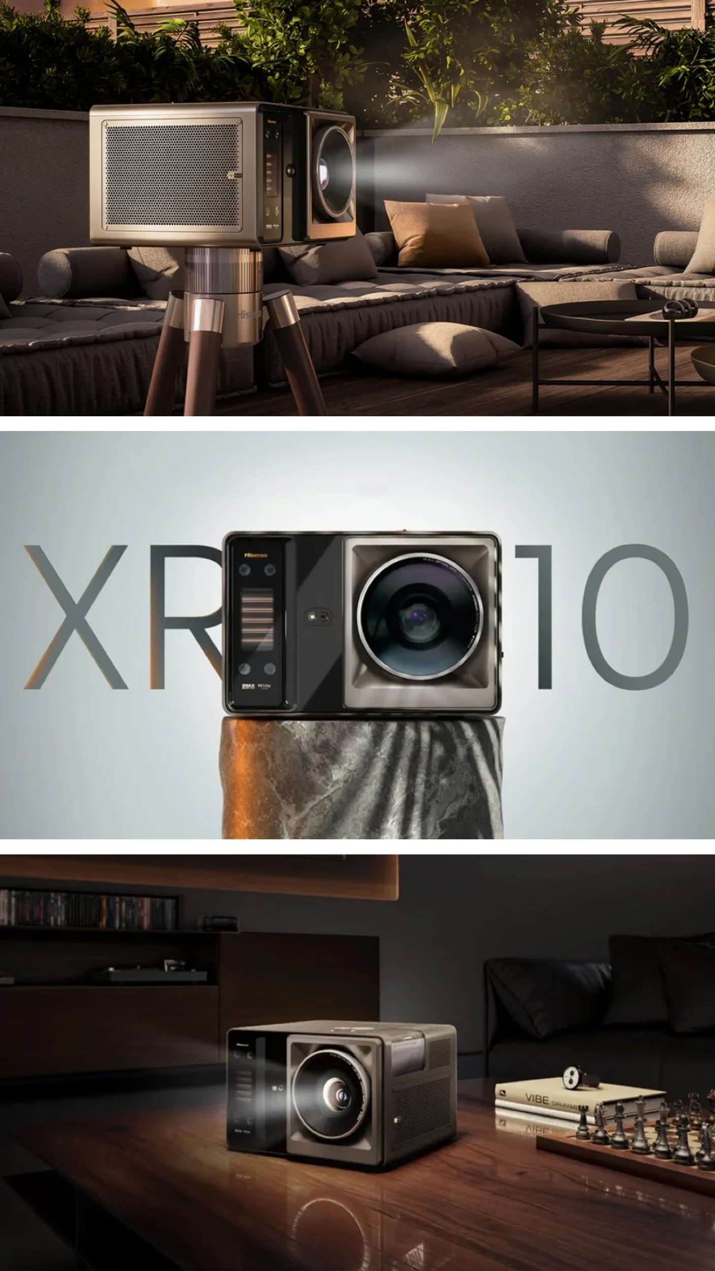 Проектор для премиального домашнего кинотеатра Hisense XR10.