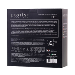 Чёрный изогнутый вибростимулятор простаты 14,1см Erotist Toys Fifth