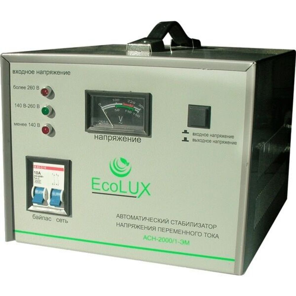 Стабилизатор ECOLUX  1Ф 2000W