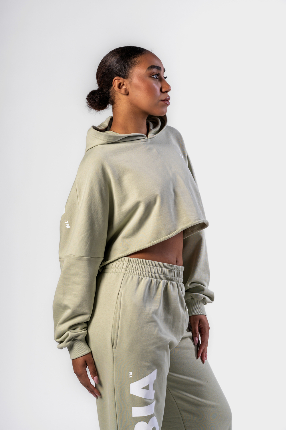 Худи Oversized Hoodie OWN YOUR POWER 433 Зеленый