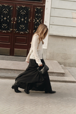 Юбка длинная на завязках