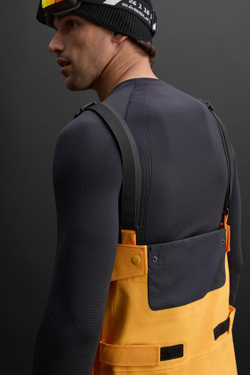 ZARA НЕПРОМОКАЕМЫЙ ЛЫЖНЫЙ КОМБИНЕЗОН, ЖЕЛТЫЙ