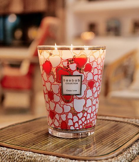 Crazy love, свеча MAX 24 Valentine`s day selection, Baobab Collection