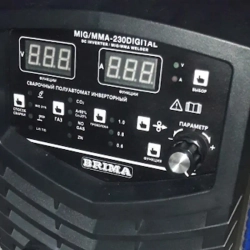 BRIMA MIG/MMA-230 DIGITAL сварочный полуавтомат 220 в БП-00000595