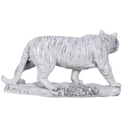 Крадущийся Тигр (скульптура) Белый