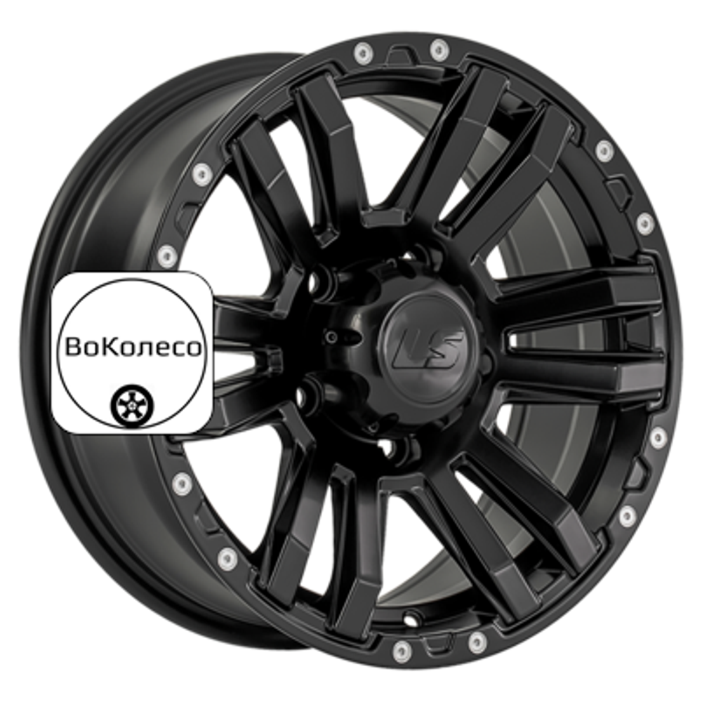 8x16/5x139,7 ET30 D98,5 1339 BKS (конус, Колпак+лого) LS