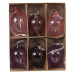 GAEM Набор из 6-ти изделий декоративных подвесных "Яйцо пасхальное" (4*7), L13 W15,5 H4 см