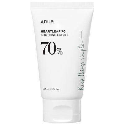 Успокаивающий крем с хауттюйнией Anua Heartleaf 70% Cream Soothing 100 мл