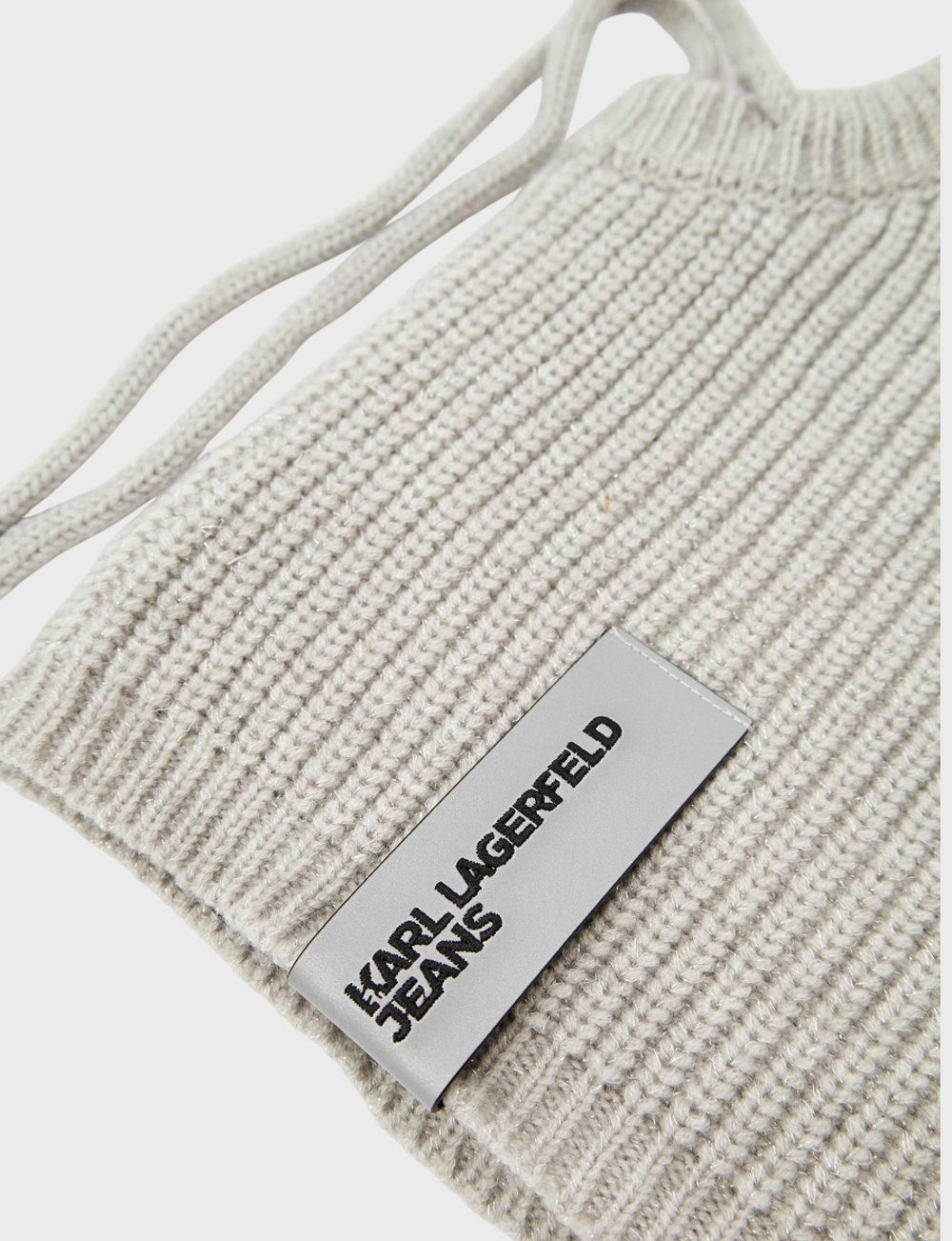 Шапка KARL LAGERFELD JEANS Essential Balaclava Lurex
