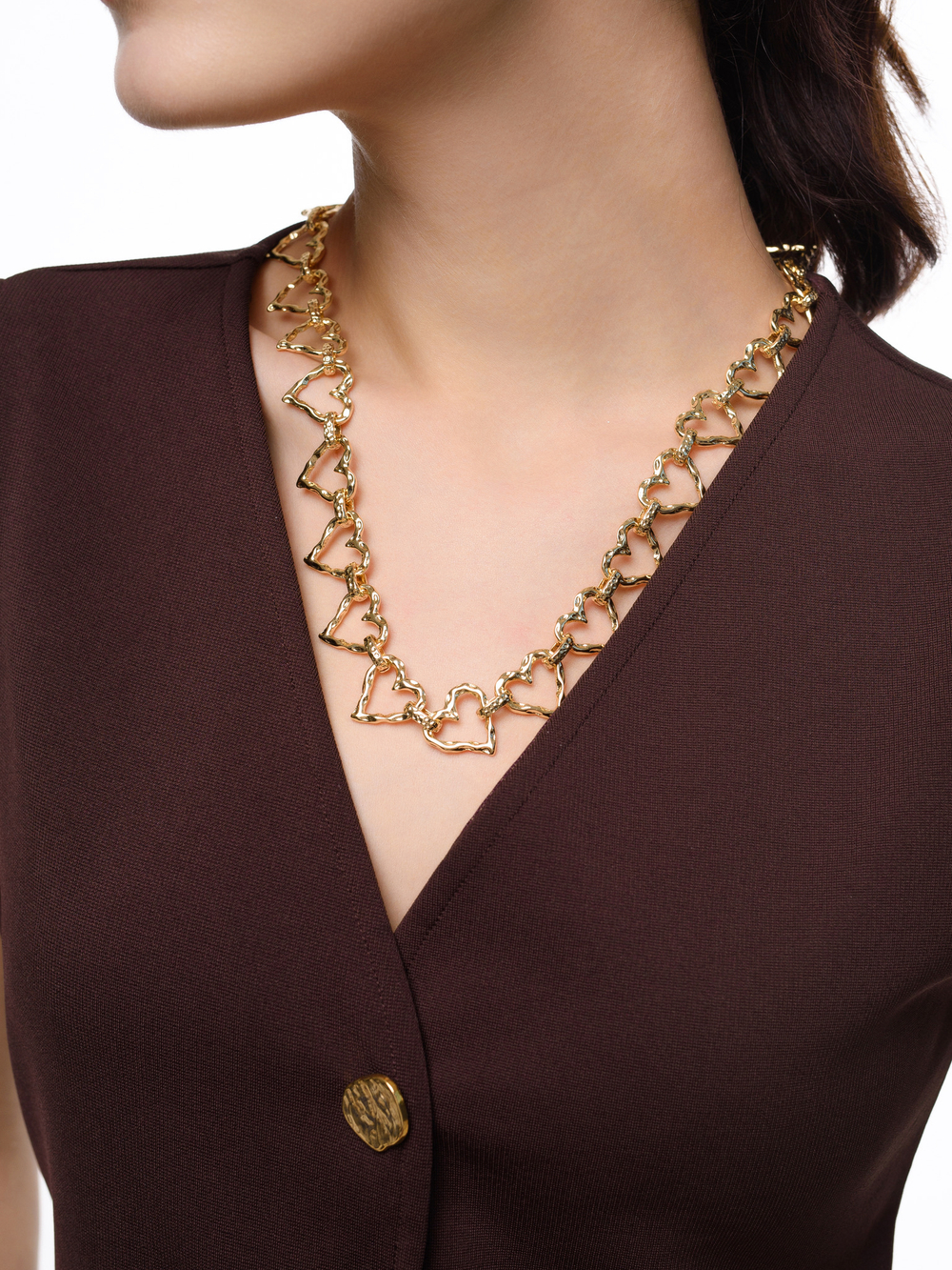 Колье "Wood Love" Gold