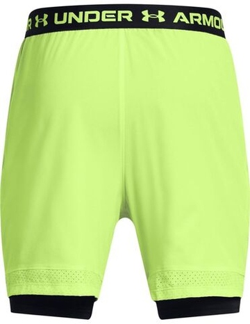 Мужские теннисные шорты Under Armour Vanish Woven 2-in-1 - зеленый