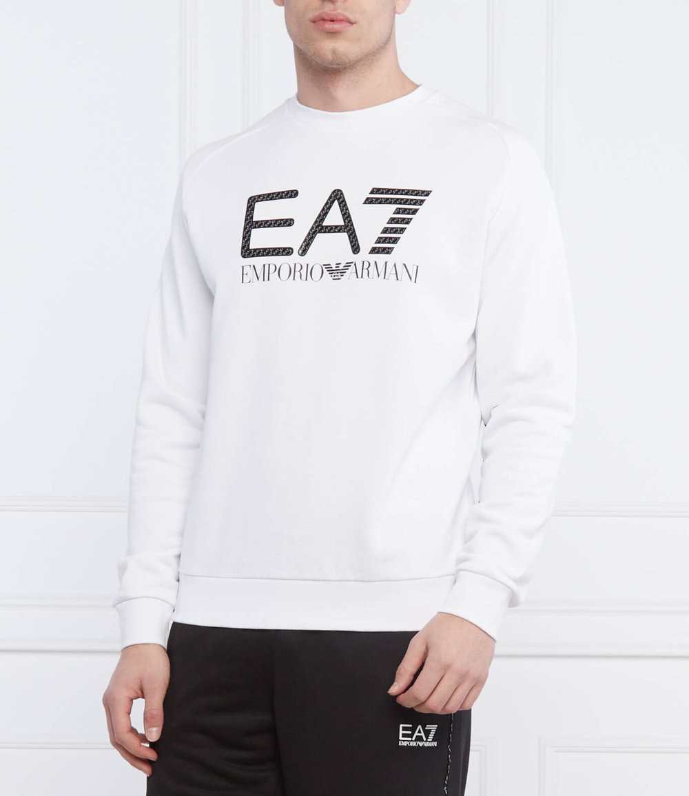 Худи EA7 - белый(3LPM54 PJEQZ)
