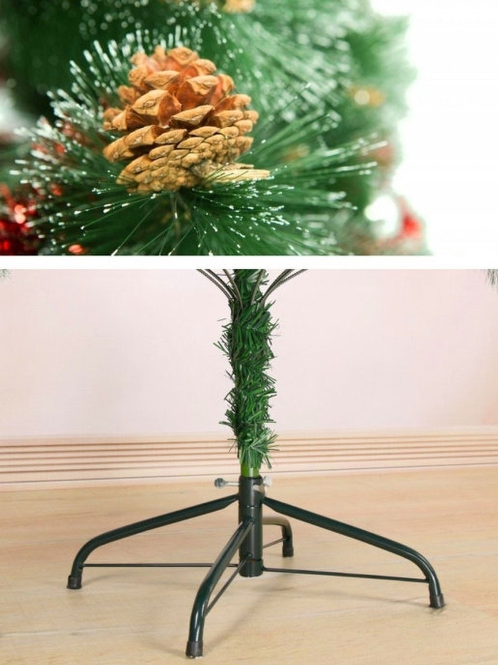 Елка искусственная/Искуственная новогодняя/Сосна с напылением/Пушистая/Новый год