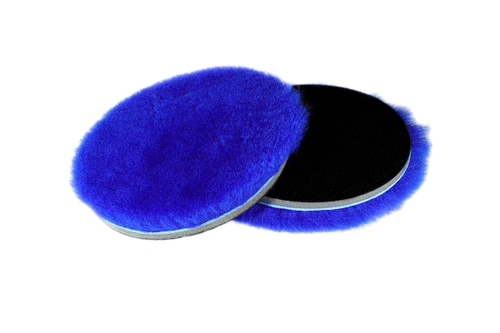 A302 Агрессивный полировальник "Синий Мех" 130мм для RO на тонком интерфейсе (ворс 23мм)