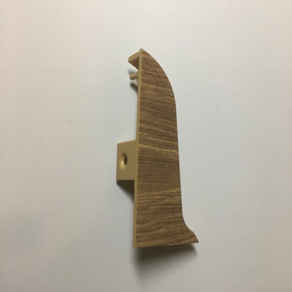 Заглушка левая к плинтусу "Cezar" 307 Дуб кантри