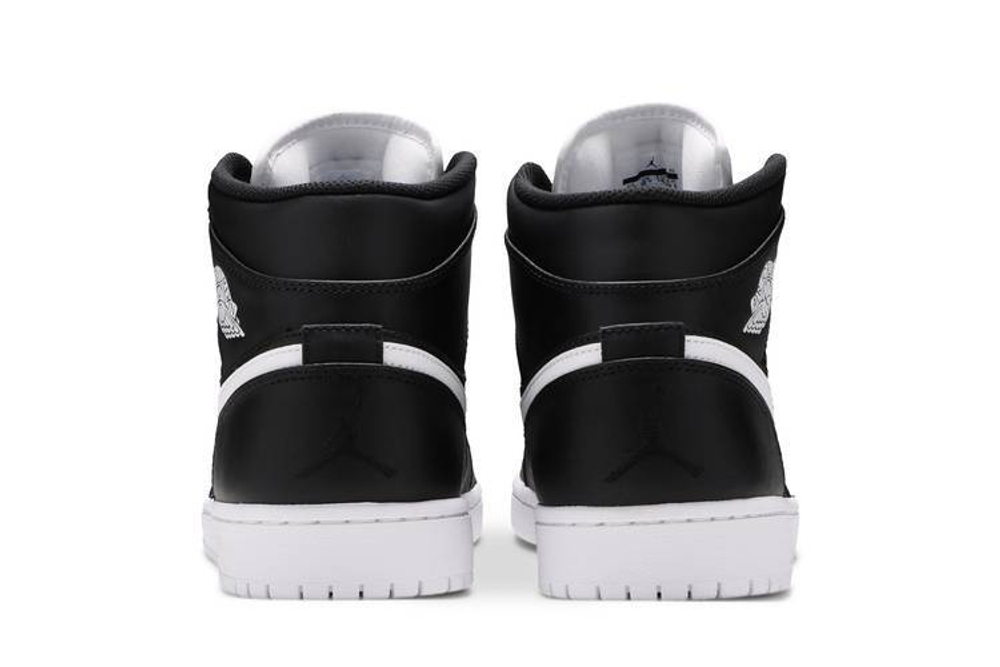 Nike air jordan 1 retro mid black white outlet