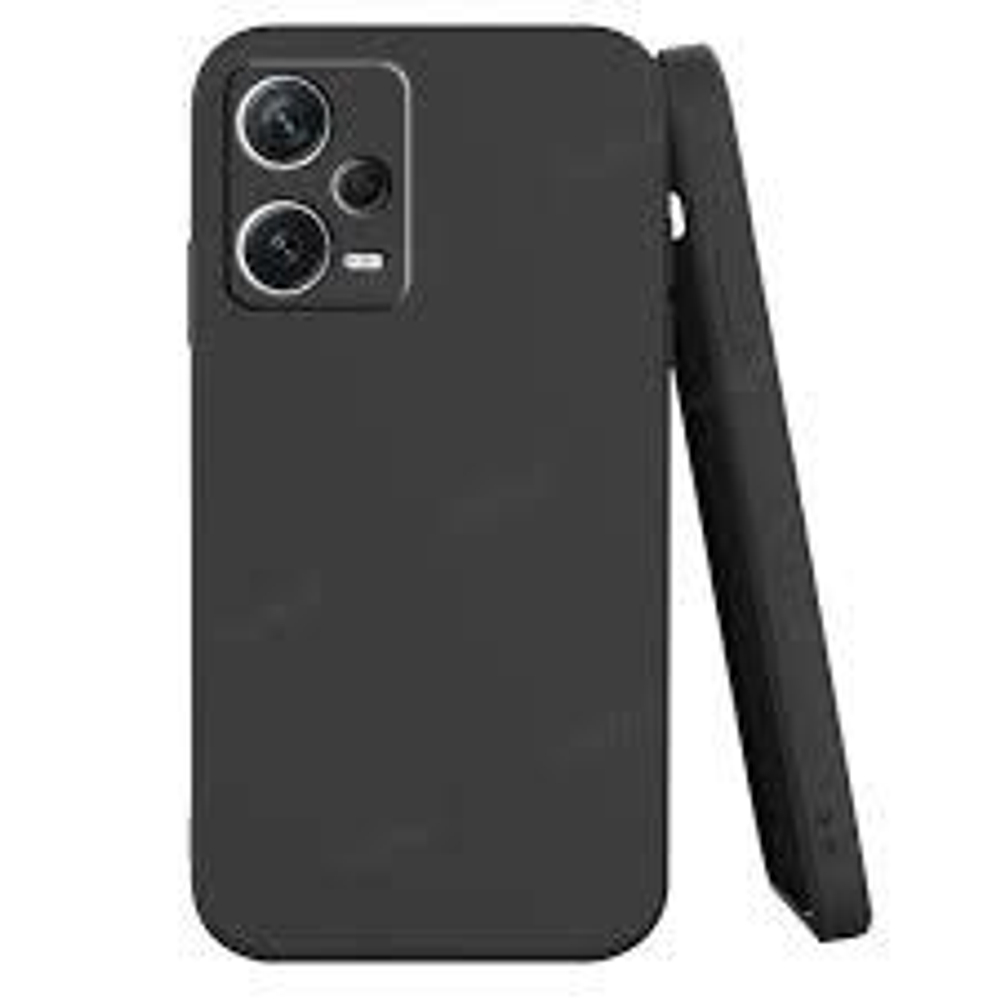 Силиконовый чехол для Xiaomi Redmi Note 12 Pro+ (5G) DF (black)