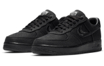 Кроссовки Stussy X Nike Air Force 1 Low "Triple Black"