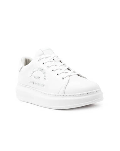 Кожаные кроссовки Karl Lagerfeld - белый(KL52539)