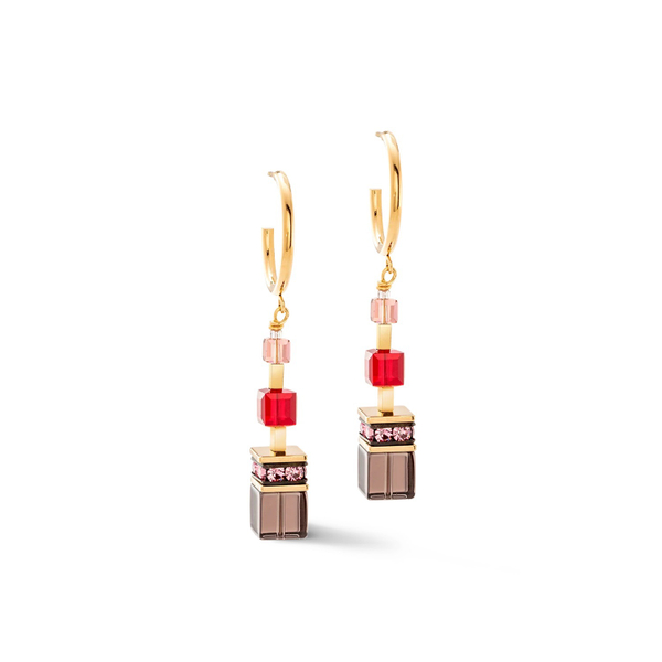 Серьги Coeur de Lion Red-Gold 3039/21-0316