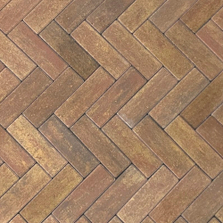 Тротуарная плитка ПАРКЕТ - Листопад гладкий Осень