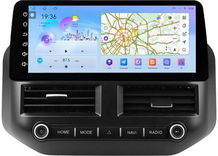 Магнитола для Mitsubishi Pajero 3, Montero 3 1999-2006 (рамка LUX) - FarCar монитор 12.3" 2K QLED на Android 14, TS10, CarPlay, 4G SIM-слот