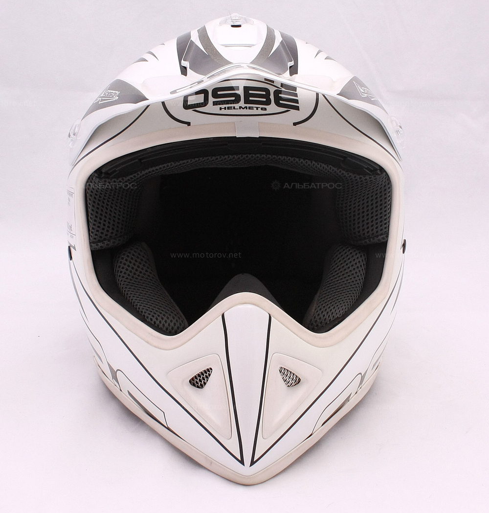 Мотошлем Osbe Xenium White Cameleon