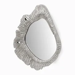 Зеркало Leora 53х44 см, серебристый античный