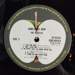 Винтажная виниловая пластинка LP The Beatles Something New (Japan 1976) (No Obi)