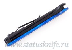 Нож Hoback Radford Titanium Juma Blue Snake CPM20CV DLC BWфотография - 8