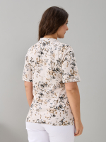Блузка БЛ-122/кремовый-эскиз