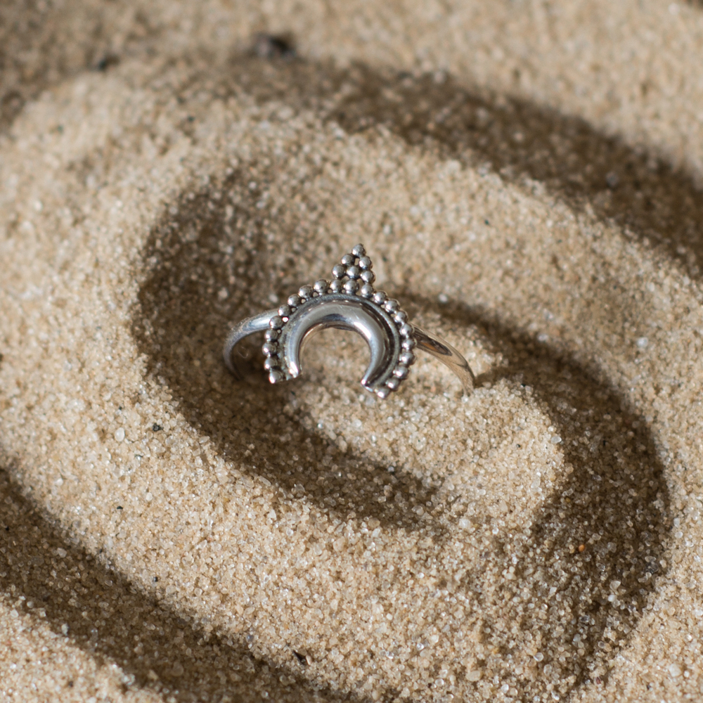 Кольцо БОХО, серебро