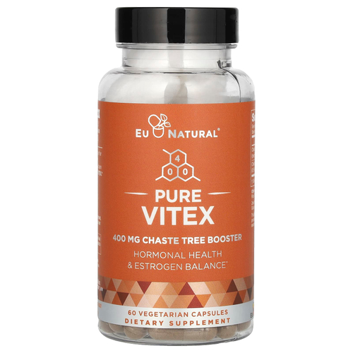 Eu Natural, Pure Vitex, 60 вегетарианских капсул (400 мг на капсулу)