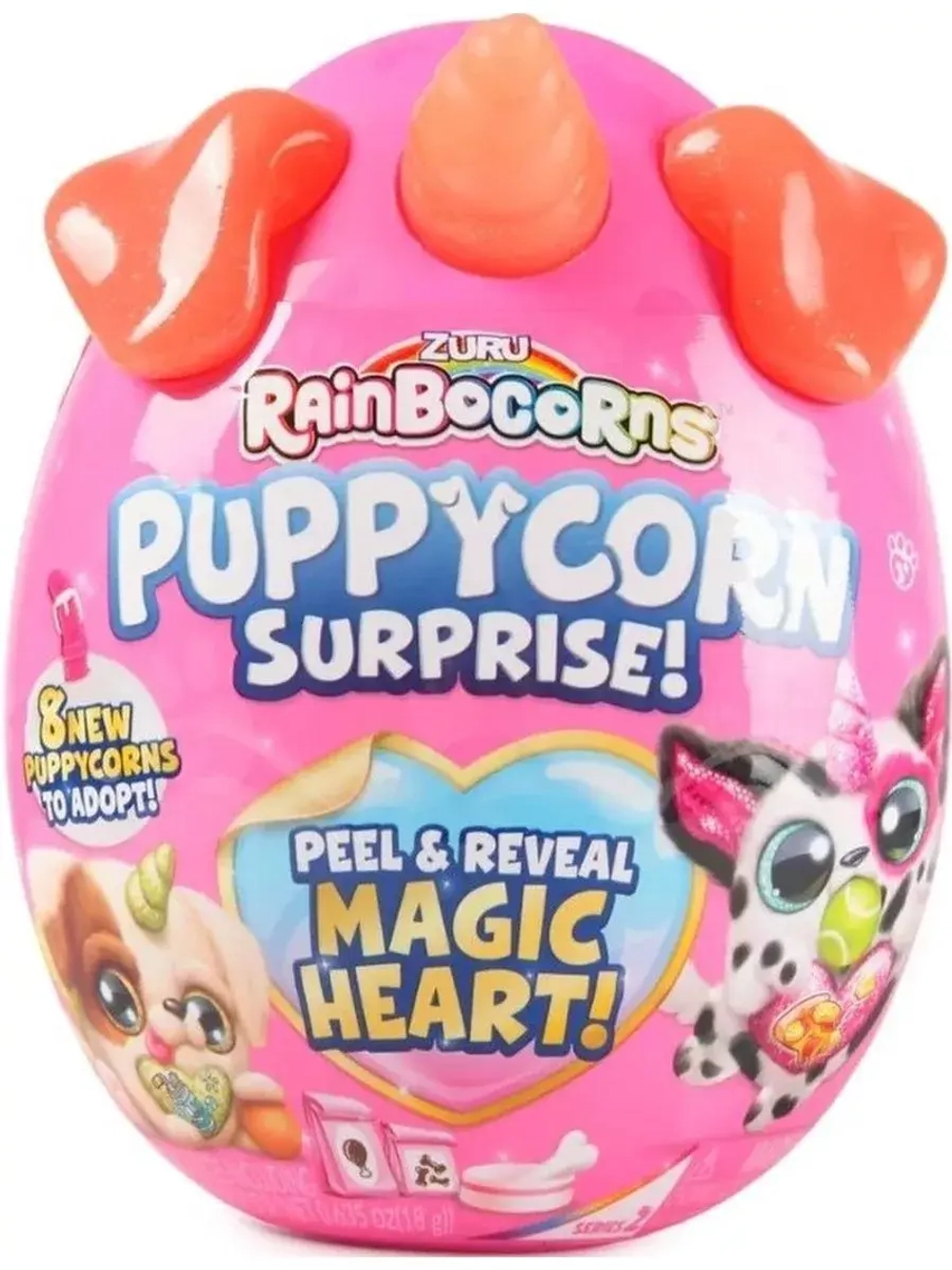 Мягкая игрушка сюрприз яйцо Rainbocorns Puppycorn Surprise 2