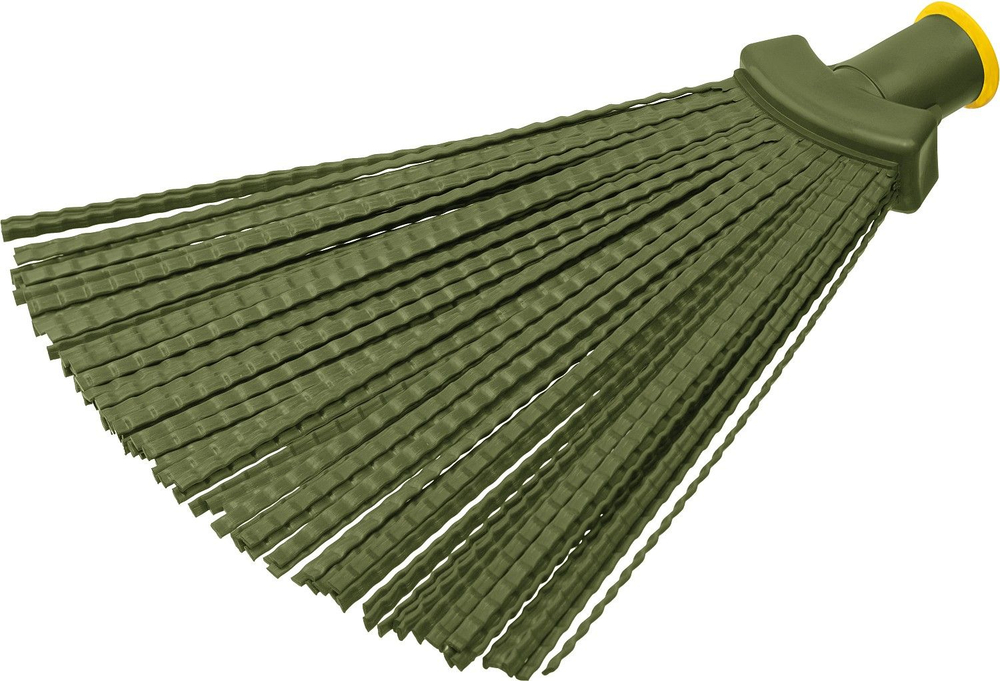 Пластиковая метла СИБИН 380 х 240 мм, полипропилен, коническое резьбовое соединение, плоская, веерная, (39220)