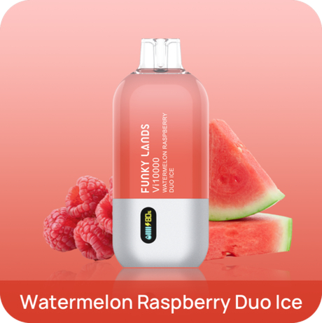 ОСДН Funky Lands 10000 Watermelon Raspberry Duo Ice (арбуз, малина, лед)