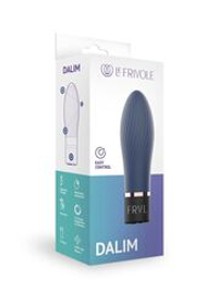 Темно-синий мини-вибратор Dalim - 10 см.