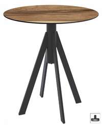 Стол Fuoz HPL, Ø60 см, индийский шесман