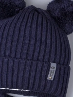 Шапка для мальчика со снудом осенняя