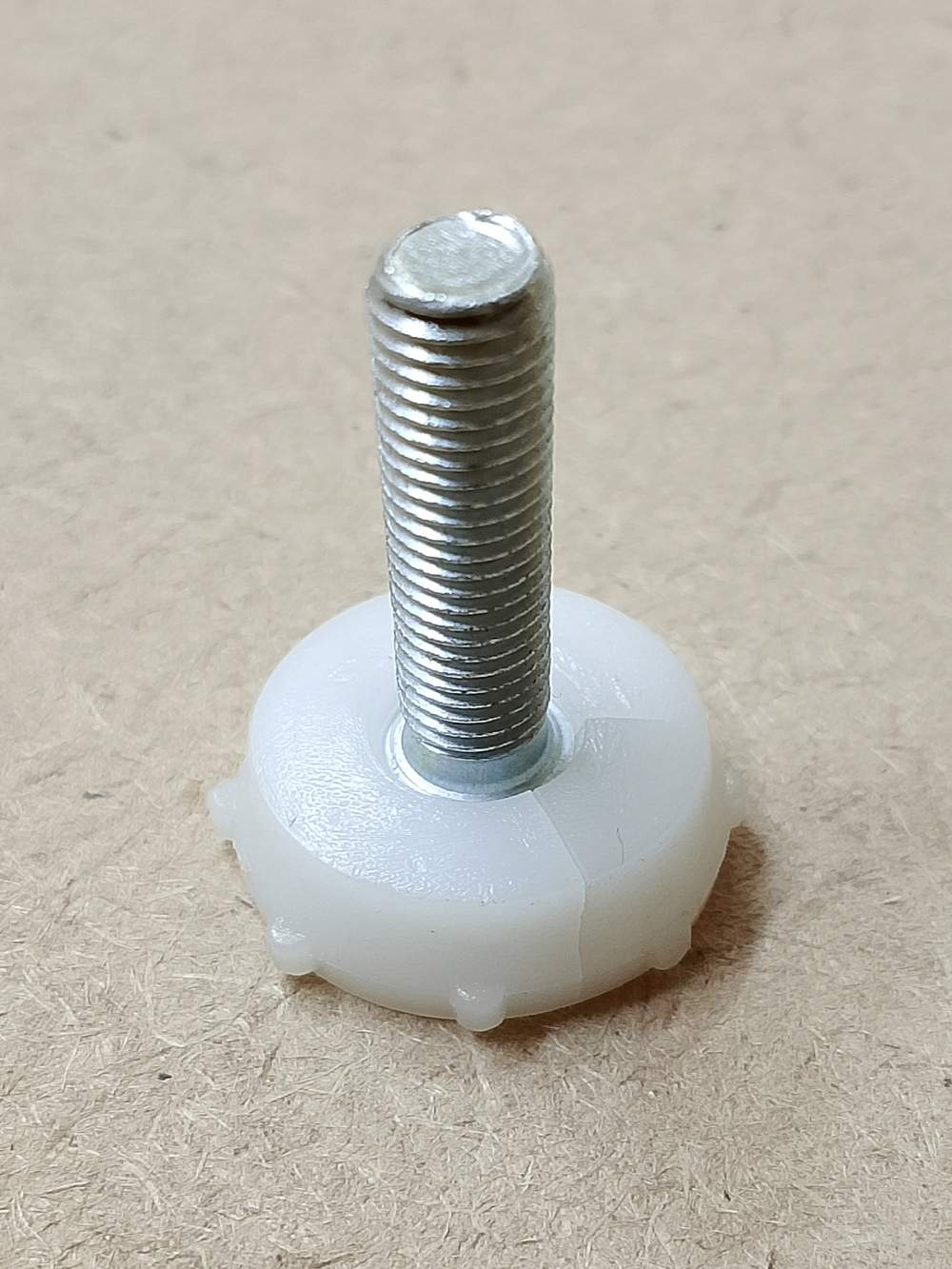 Опора регулируемая винтовая М8 для напольных шкафов, витрин, столов