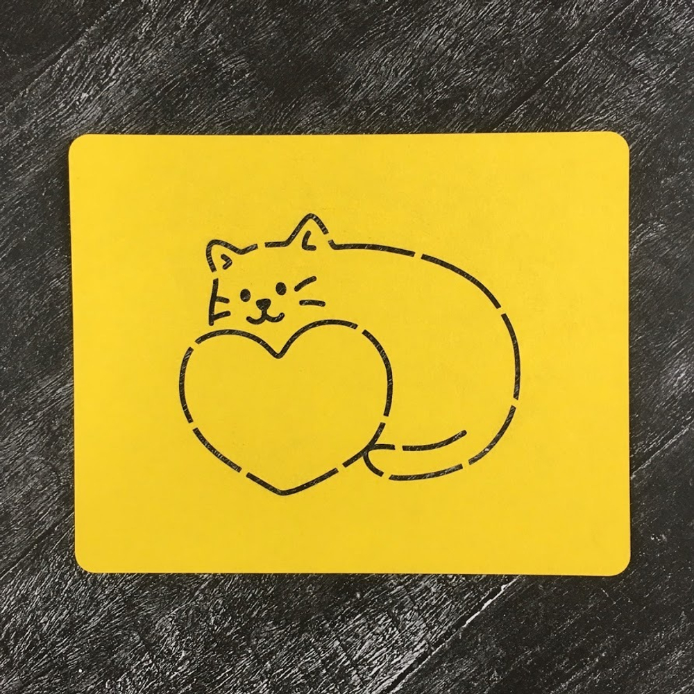 Кот с сердцем №7