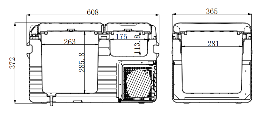 Компрессорный автохолодильник Mobile Comfort MC-35 (12/24/220V)