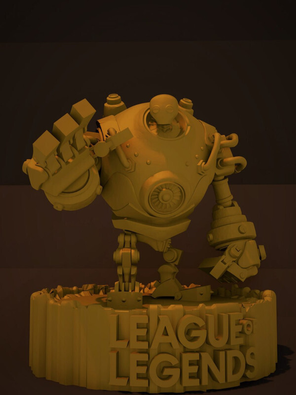 Блицкранк Blitzcrank League of Legends Лига Легенд lol Коллекционная Фигурка Аниме