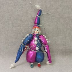 Ёлочная игрушка Двухцветный гномик