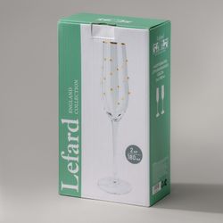 НАБОР БОКАЛОВ ДЛЯ ШАМПАНСКОГО "GOLDY" ИЗ 2 ШТ. 180 МЛ