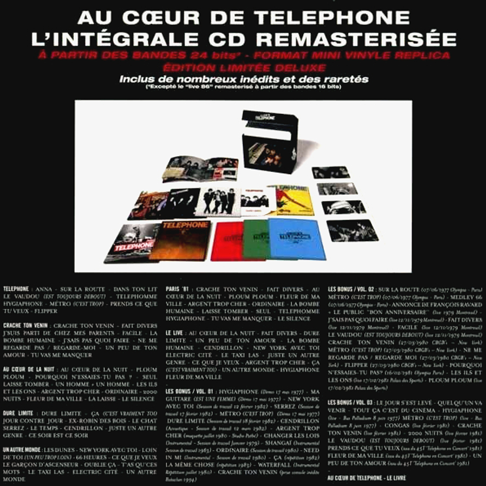 Telephone / Au Coeur De Telephone: L'Integrale (10CD)
