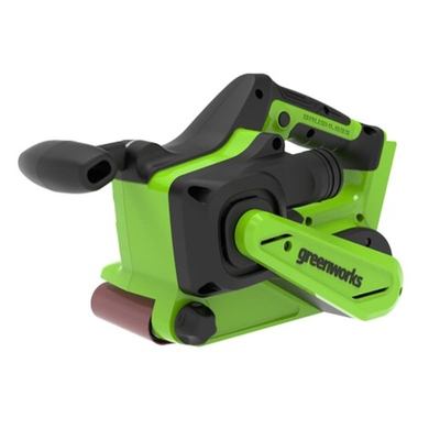 Ленточная шлифовальная машина бесщеточная аккумуляторная Greenworks Арт. 3100607,  без АКБ и ЗУ