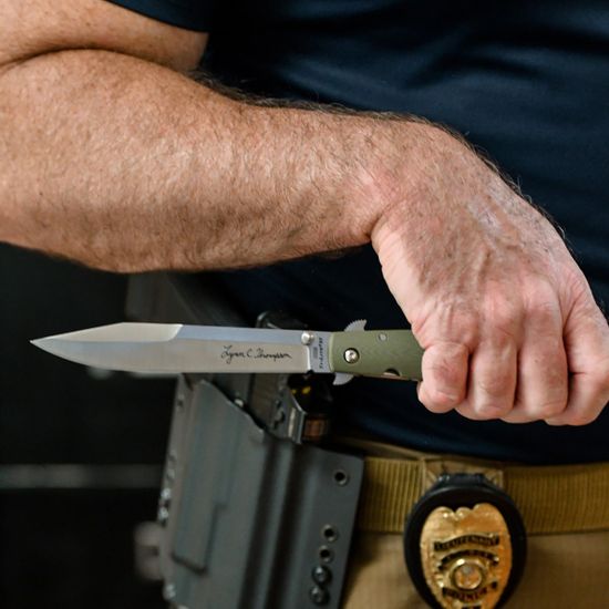 Нож Cold Steel 26C6AA Ti-Lite 6 Lynn Thompson Signature клинок из стали CPM-S35VN, рукоять G10